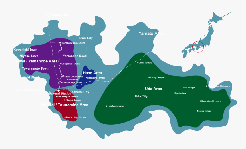 Transparent Sakurai Png - Japan Map, Png Download