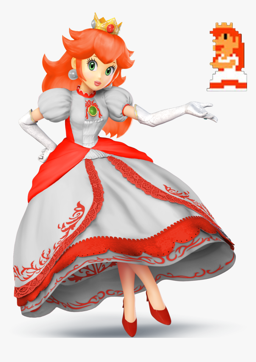 Peach And Peach And Daisy Dolls, HD Png Download