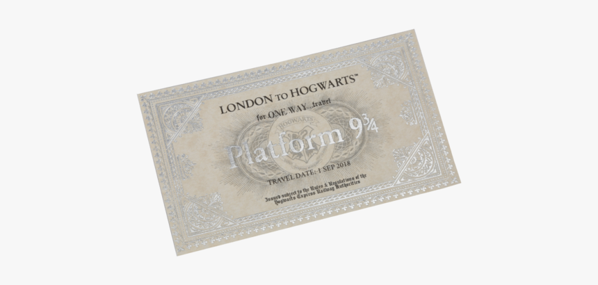 Platform 9 3 4 Ticket, HD Png Download