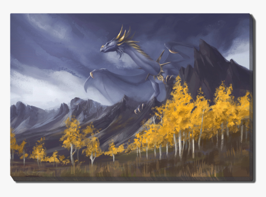 Mountain View Canvas Print, HD Png Download