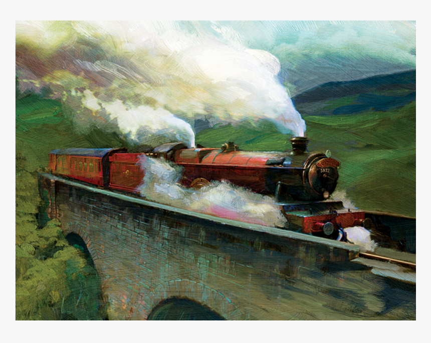 Harry Potter Paintings Hogwarts Express, HD Png Download