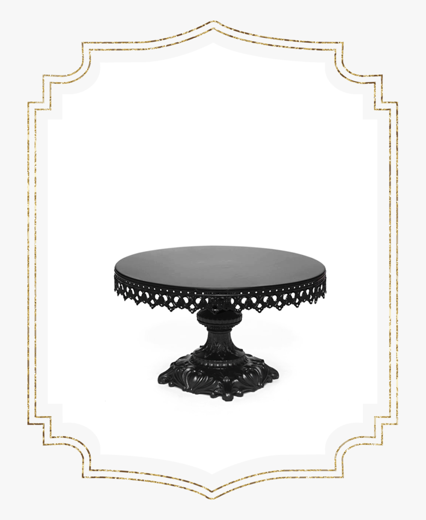 Shop-preview Black Baroque Cake Stand Opulent Treasures - Outdoor Table, HD Png Download