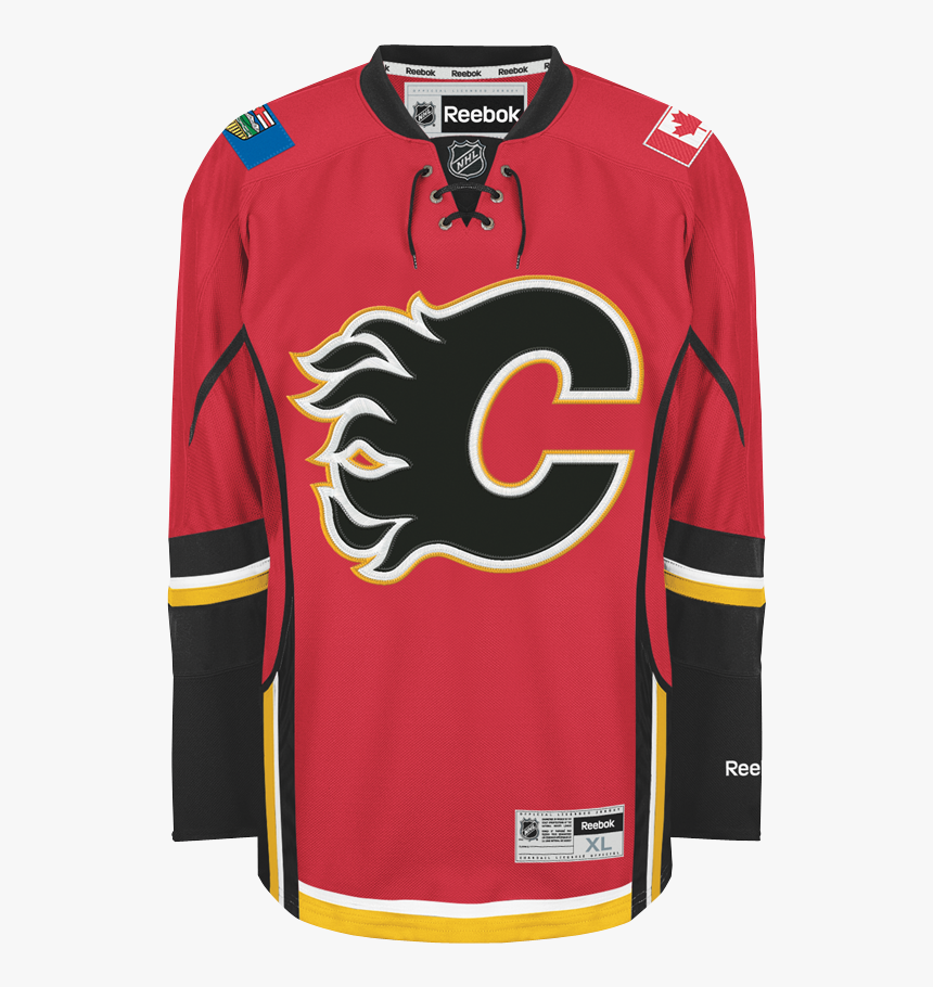 Calgary Flames Home Jersey, HD Png Download