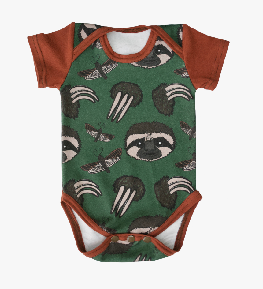 Sloth Green Baby Toddler Onesie Unisex Gender Neutral - Beetle, HD Png Download