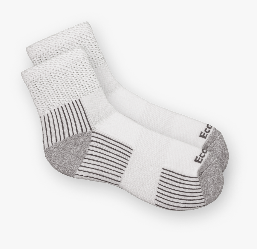 Ecosox Bamboo Quarter Diabetic Socks - Sock, HD Png Download