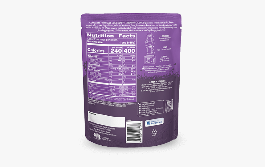 Seeds Of Change Brown And Red Rice, HD Png Download