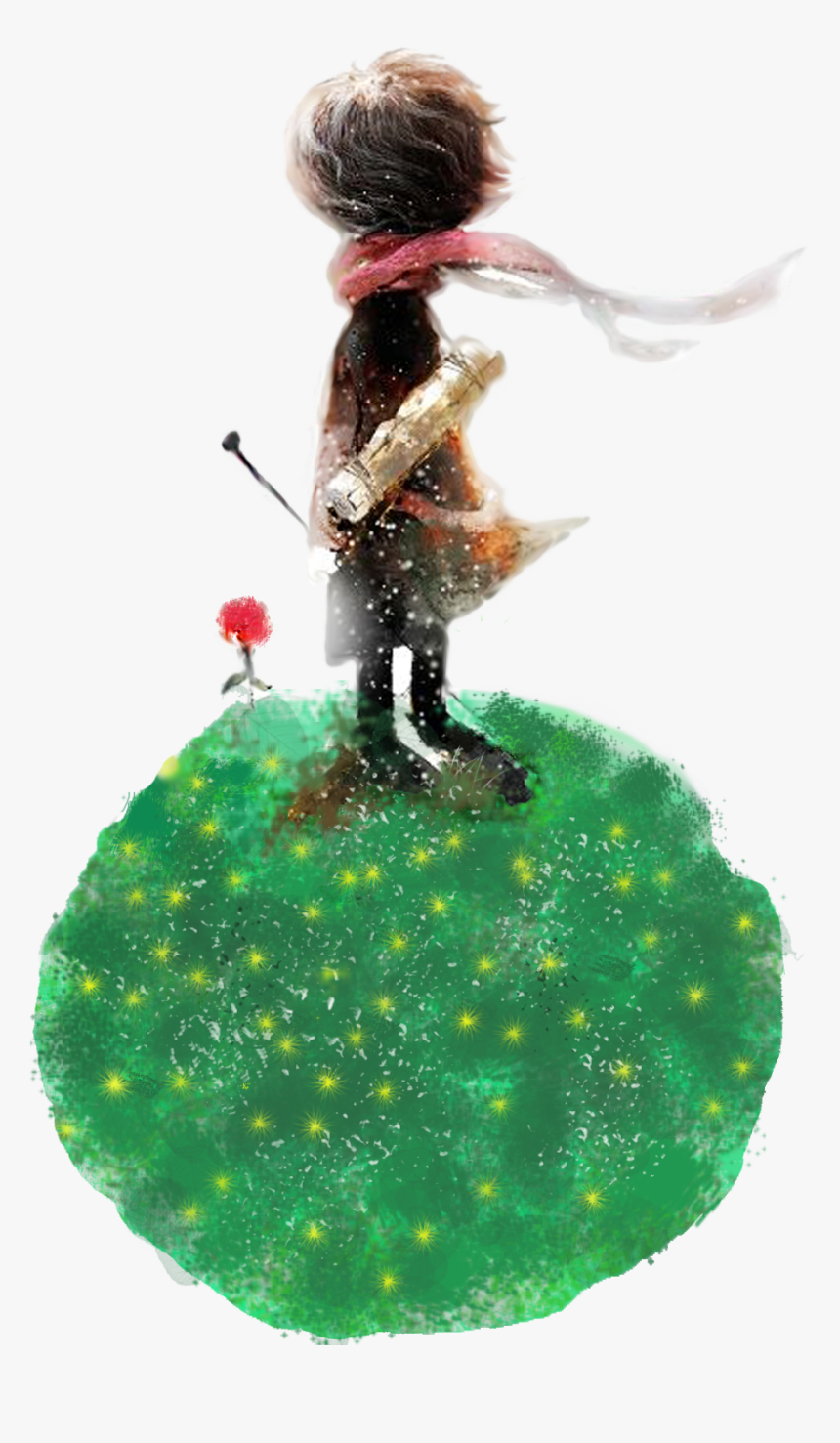 The Little Prince Watercolor Painting Art - Little Prince, HD Png Download