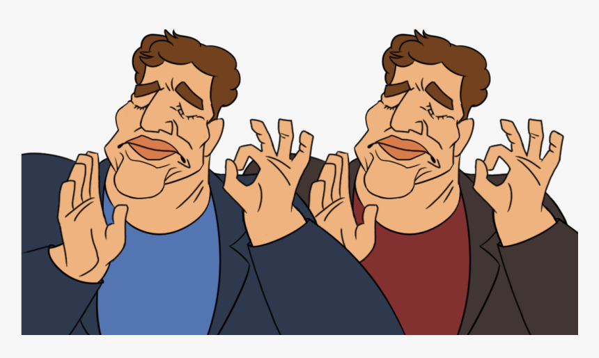 Transparent Okay Sign Png - Bogdanoff Twins Cartoon, Png Download