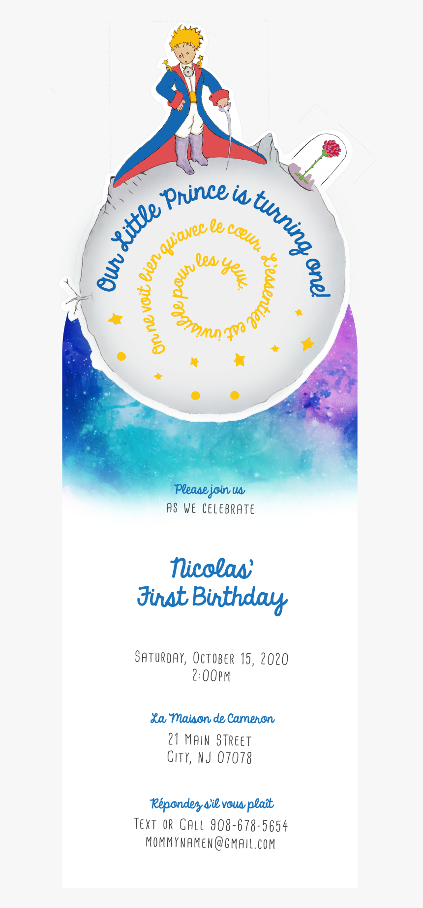 Invitation My Little Prince, HD Png Download