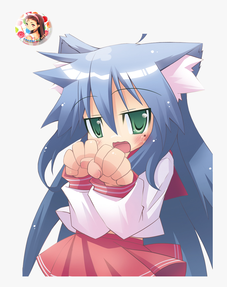 Lucky Star Konata Neko, HD Png Download