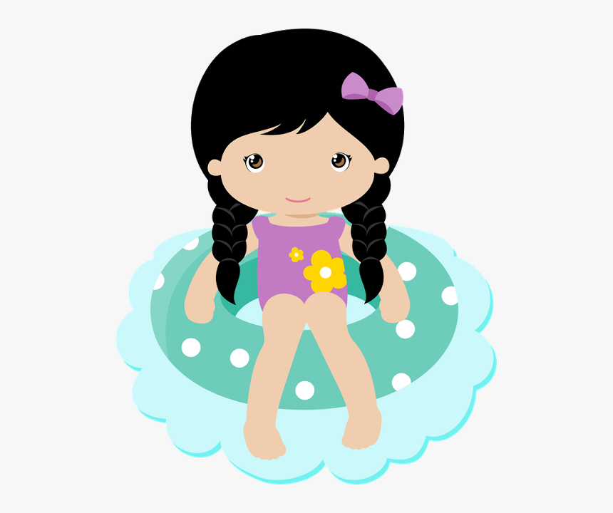 Clipart Family Swim Pool Party Girl Png Transparent Png