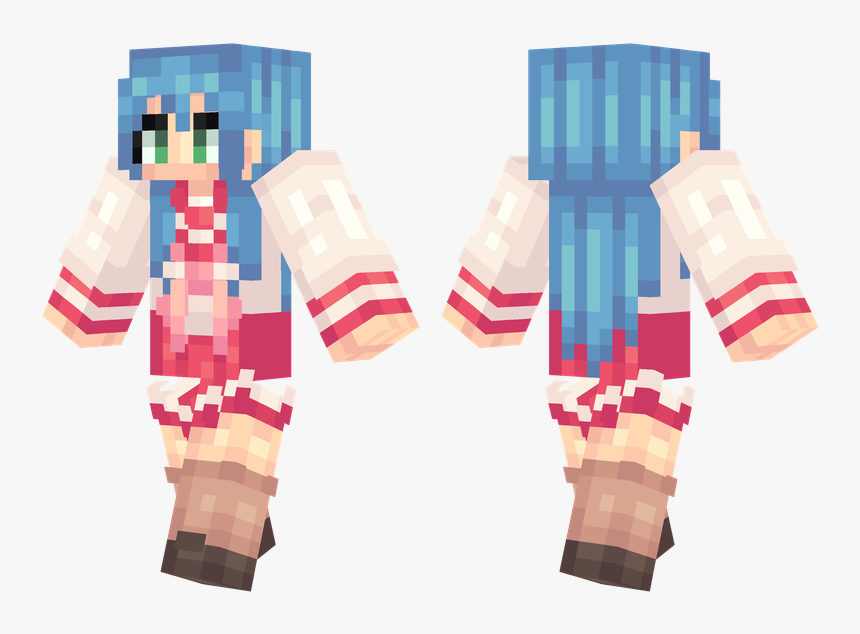 Konata Minecraft Skin, HD Png Download