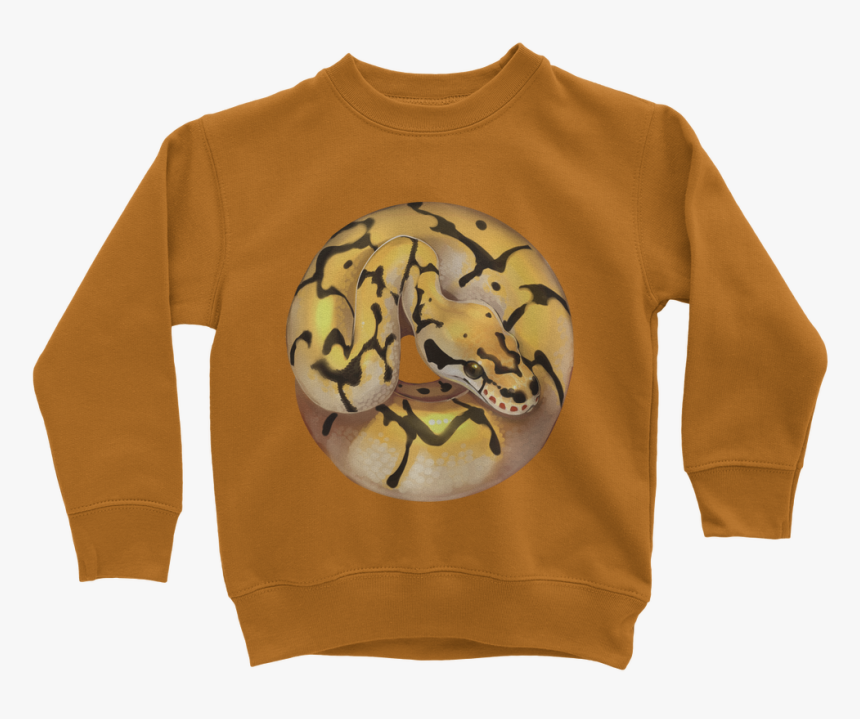Sn001 Bumble Bee Ball Python Kids Sweatshirt 
 Class - Sweater, HD Png Download