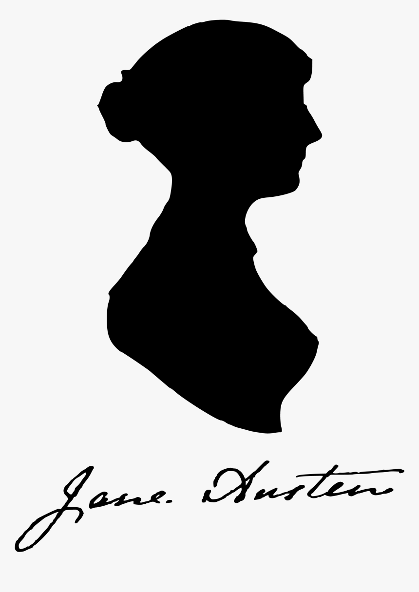 Jane Austen Silhouette, HD Png Download