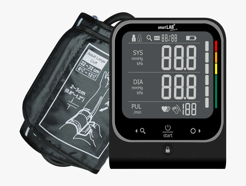 Smartlab Pressue W 2 4web - Sphygmomanometer, HD Png Download