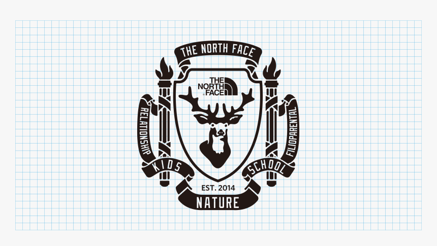 Tnf Kids Nature School Logo - North Face, HD Png Download