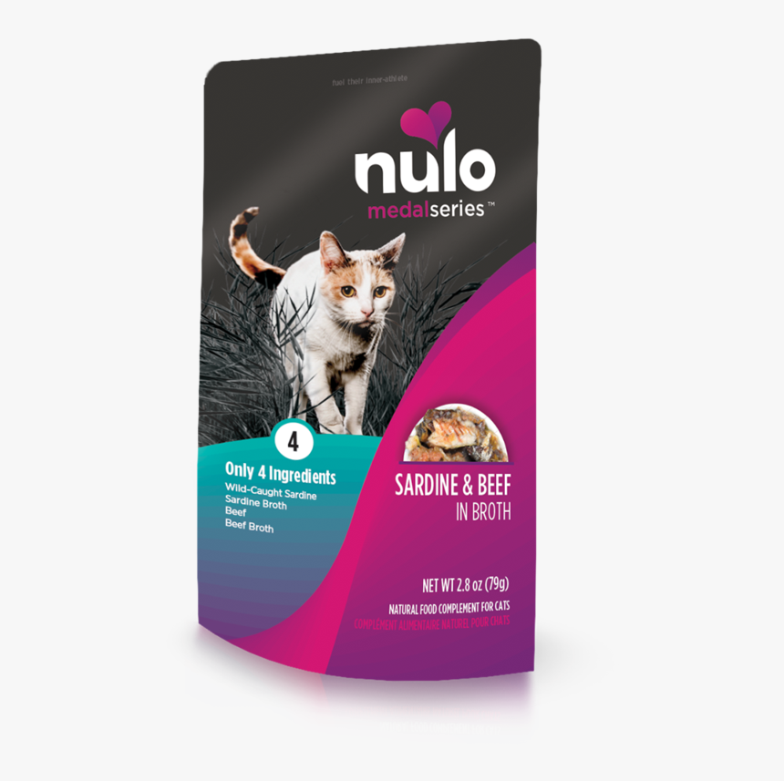 Medalseries Sardine & Beef In Broth In Broth Recipe - Nulo Medalseries Adult Dog Food, HD Png Download