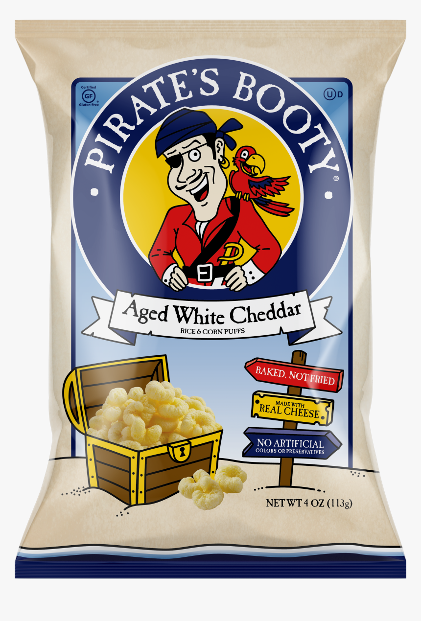 Pirate's Booty Aged White Cheddar, HD Png Download