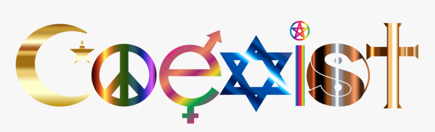 Text,brand,graphic Design - Coexist Png, Transparent Png