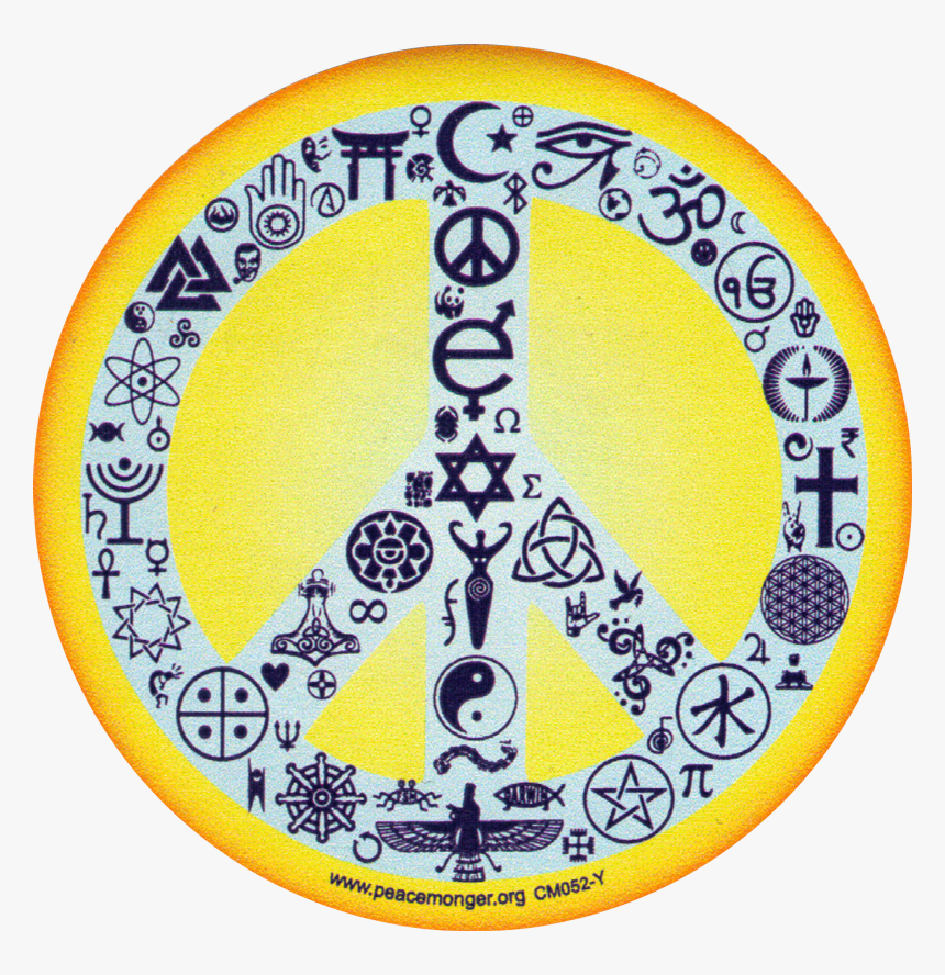 Transparent Coexist Png - Coexist Peace Sign, Png Download