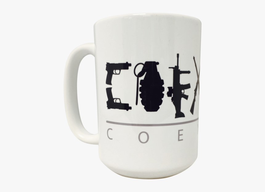 Coexist Coffee Mug - 2nd Amendment Gun Shape Decal, HD Png Download