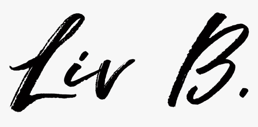 Liv B - - Calligraphy, HD Png Download