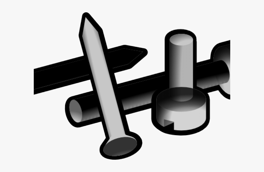 Nails Clipart Screw - Screw, HD Png Download