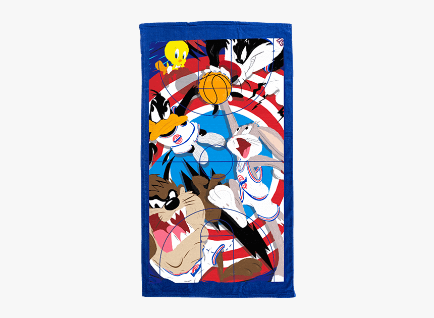 Tune Squad Evan Rossell Court Mural Tee S, HD Png Download