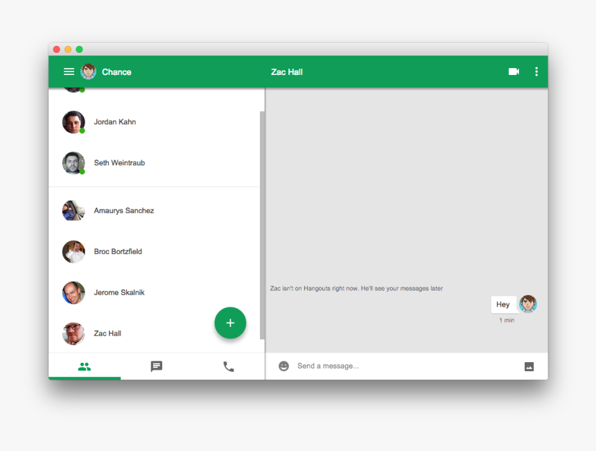 Screen Shot 2015 05 21 At - Hangout Ui, HD Png Download