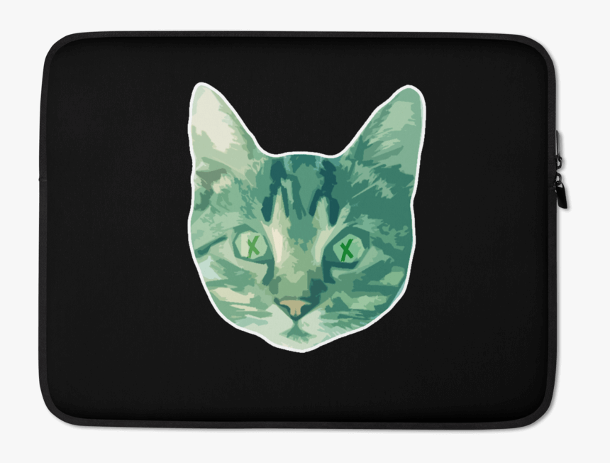 Atomic Kitten Black Psychobilly Laptop Sleeve, HD Png Download