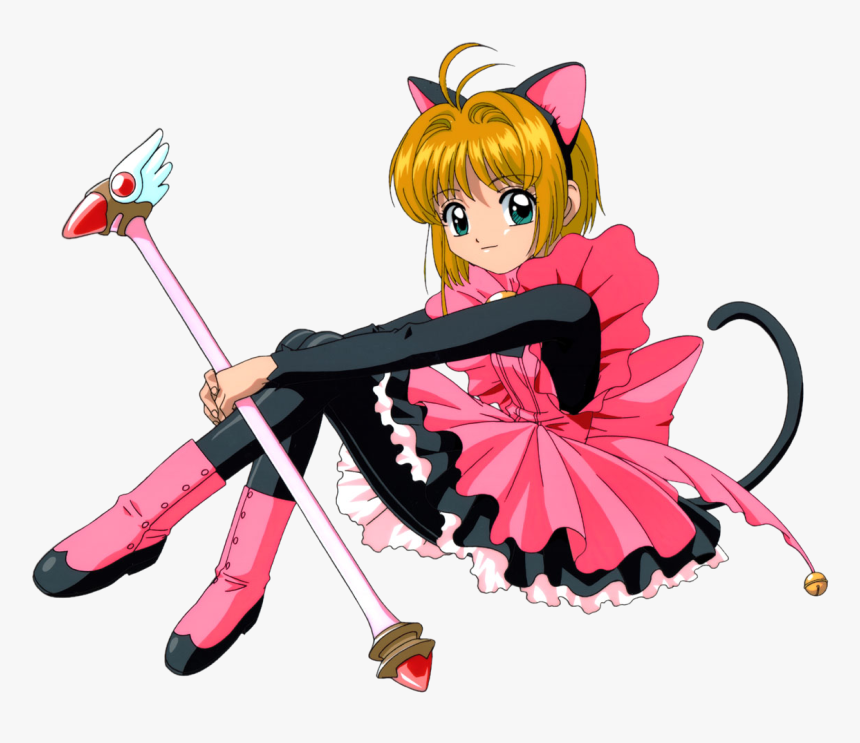 Card Captor Sakura Sakura Pose2 - Sakura Card Captor Gato, HD Png Download