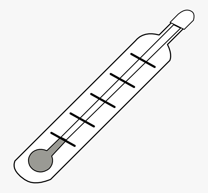 Thermometer, Cold, Temperature - صورة ميزان حرارة للتلوين, HD Png Download