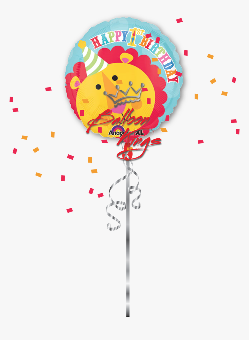 1st Birthday Boy Circus Lion - Illustration, HD Png Download