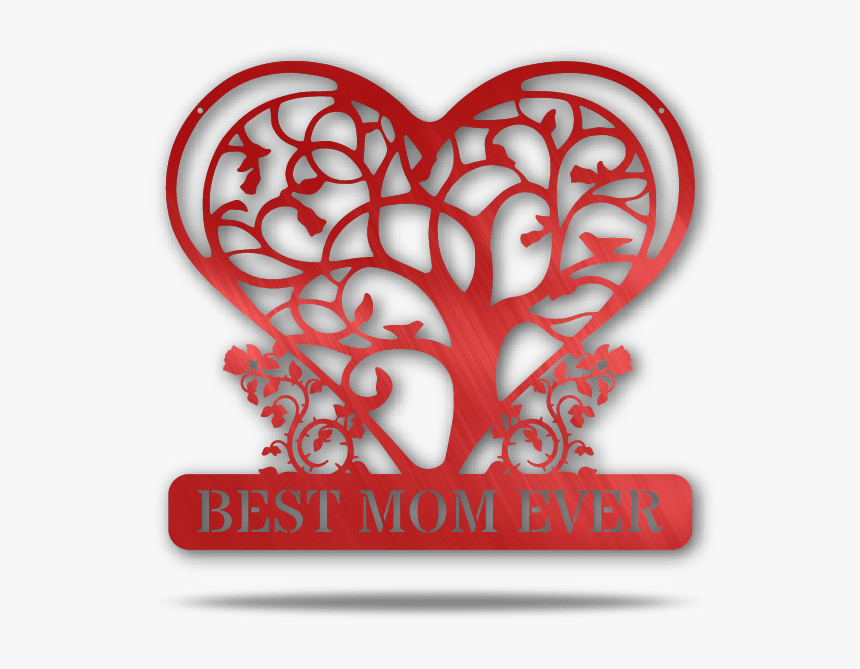 Tree In A Heart Drawing, HD Png Download