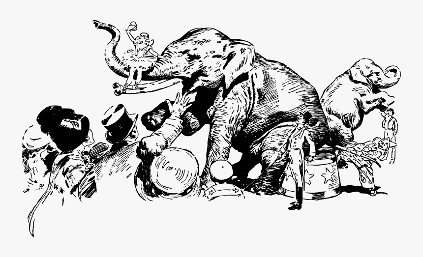 Circus Scene - Clipart Scenes Of A Circus, HD Png Download