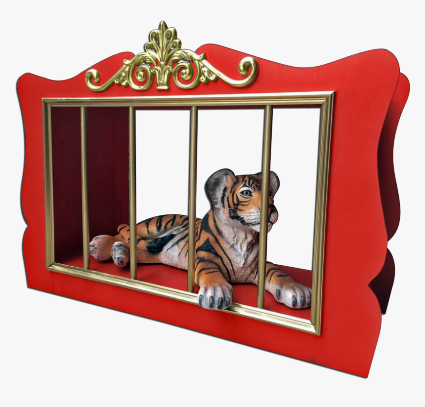 Red Tiger Cage - Diy Circus Lion Cage, HD Png Download