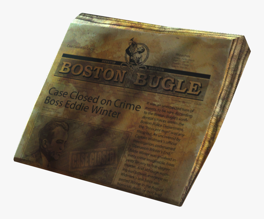Bugle Png - Boston Bugle - Fallout 4 Boston Bugle, Transparent Png