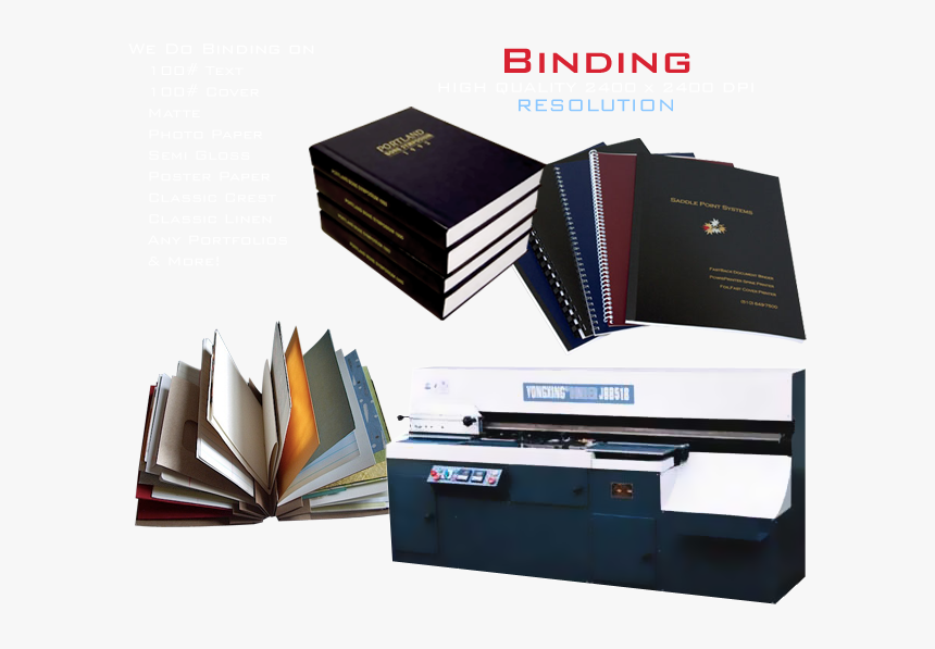 Book Binding Png - Book Binding Services, Transparent Png