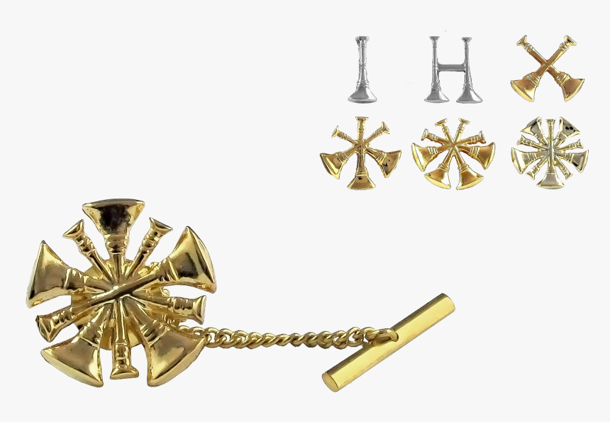 Crossed Bugles Tie Tac, HD Png Download
