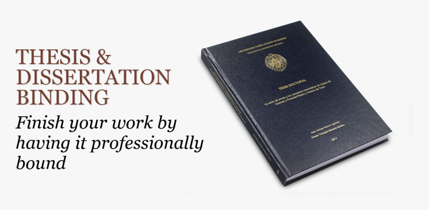 Book Binding For Thesis, HD Png Download