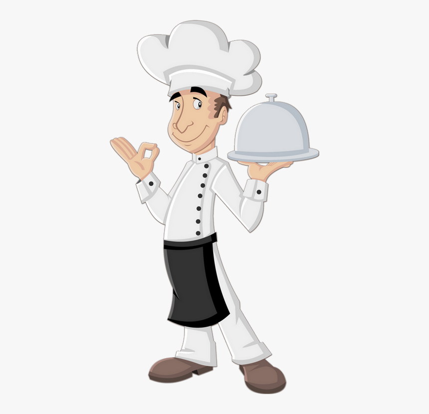 Transparent Cocinero Clipart - Cartoon Chef Png, Png Download