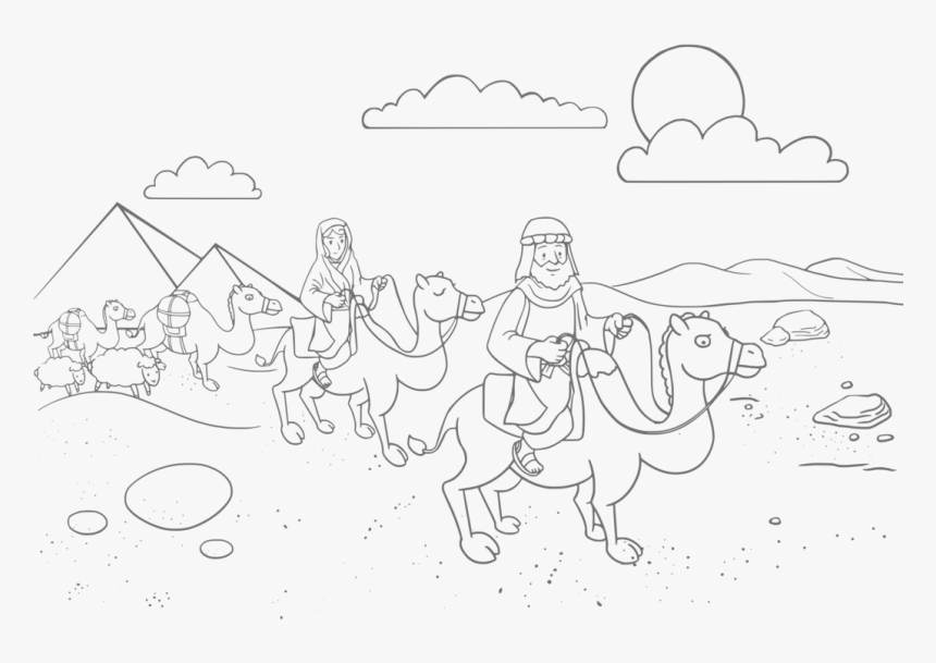 Art,monochrome Photography,text - Isaac And Rebekah Coloring, HD Png Download