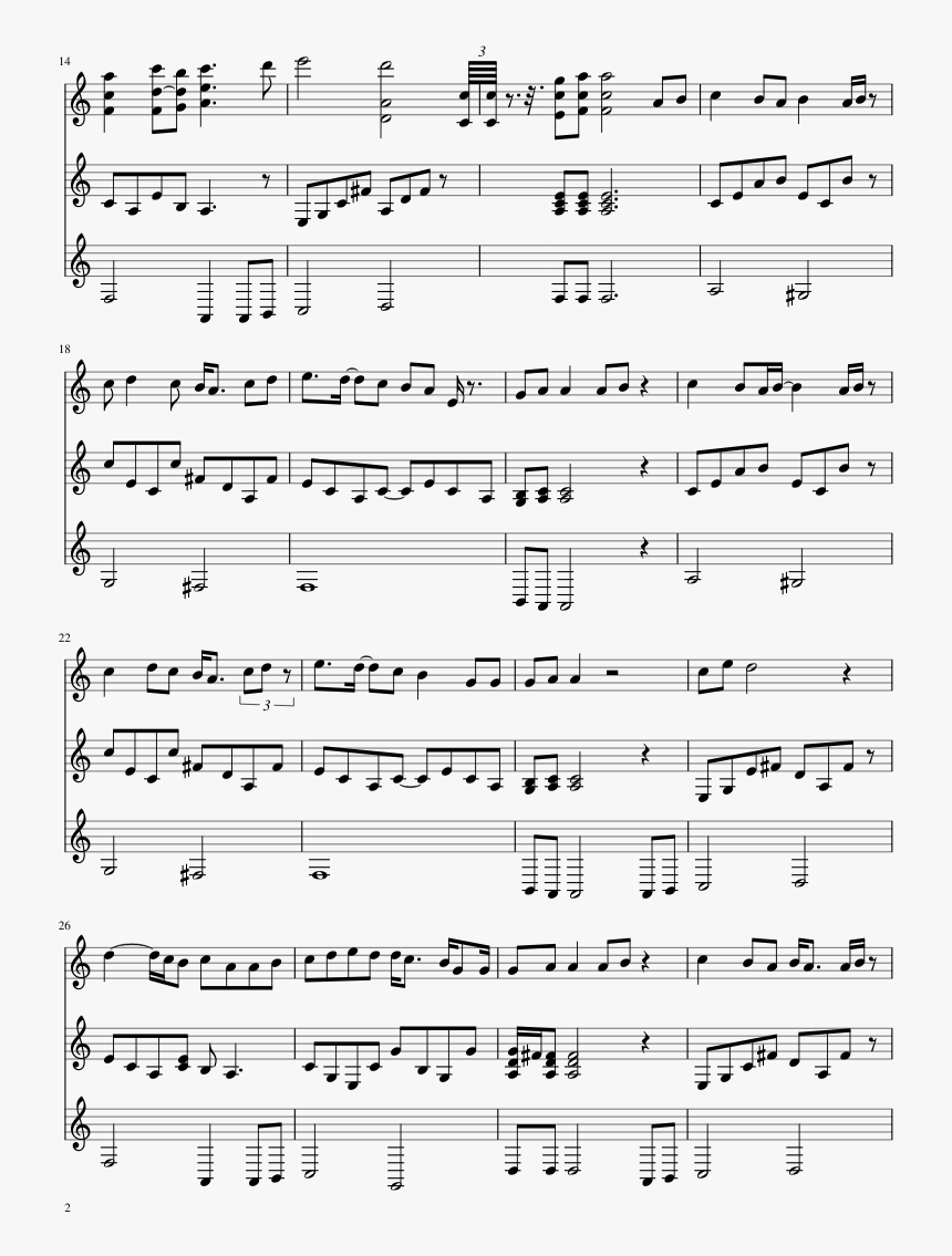Stairway To Heaven Slide, Image - Sheet Music, HD Png Download