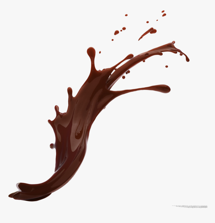 Drops Bar With Clip,coffee Creative White Chocolate - Milk Chocolate Splash, HD Png Download