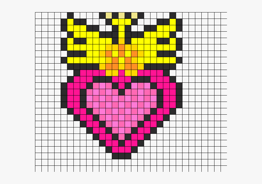Pixel Art Hearts Png, Transparent Png