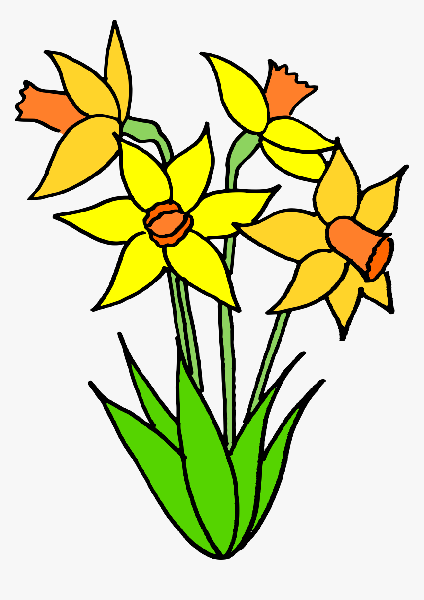 Flower Clipart Name - Spring Bulb Clip Art, HD Png Download