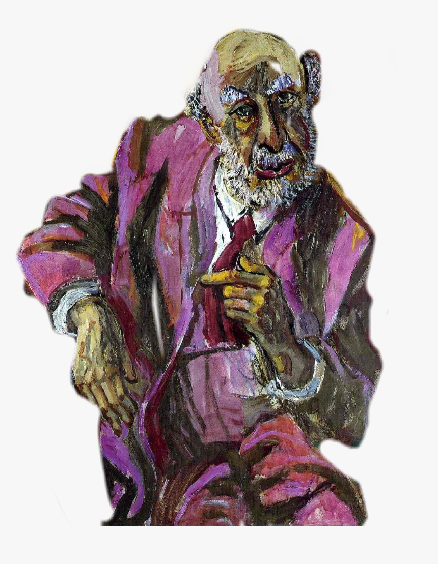 #oldman #grandpa #purple #sticker #man #male #gentleman - Otto Dix Fritz Perls, HD Png Download