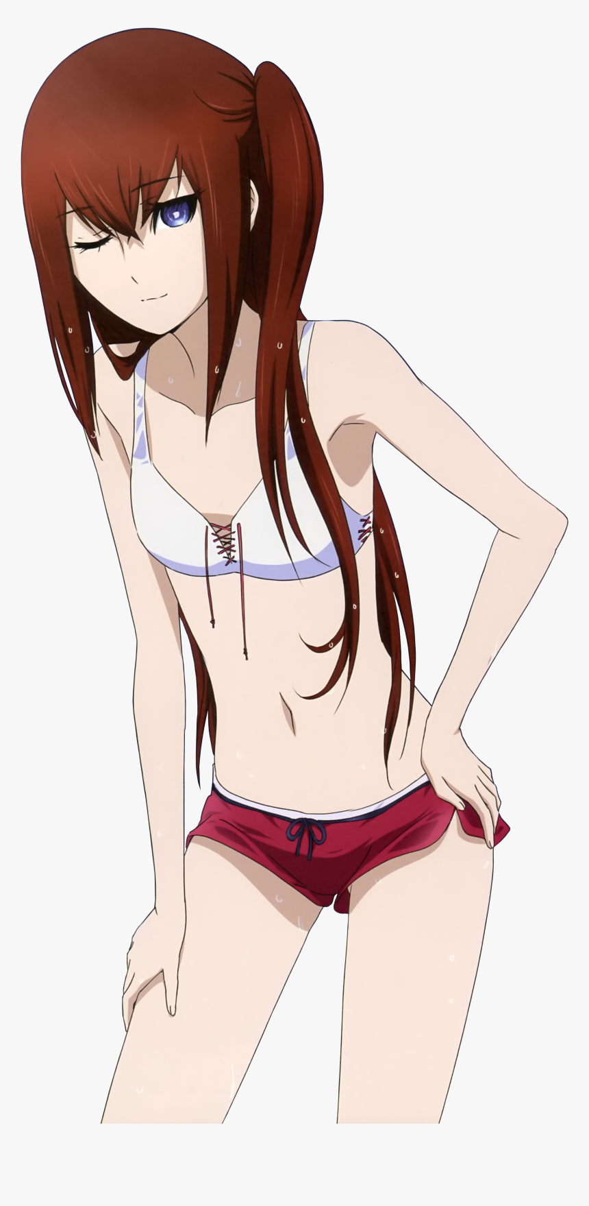 Steins Gate Kurisu Swimsuit, HD Png Download