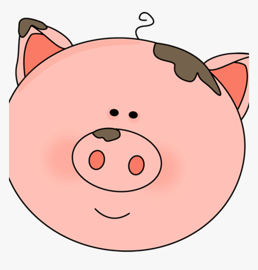Transparent Hog Clipart - Farm Animal Faces Clipart, HD Png Download