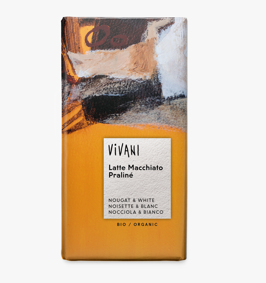 Dark Nougat & White Chocolate - Vivani Latte Macchiato Praline, HD Png Download
